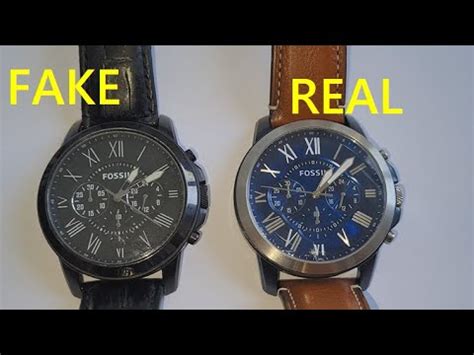 how to tell if its a fake fossil watch|3 Ways to Identify a Fake Watch .